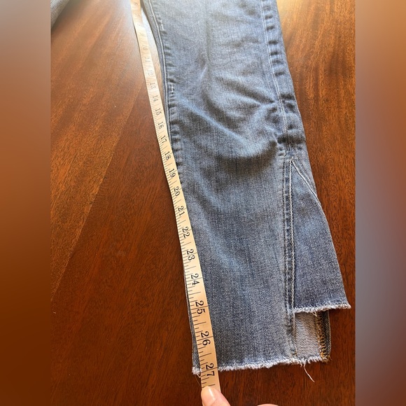 FRAME Le Boy Gusset Fray Jeans Beaudry Wash 27 - Picture 4 of 10